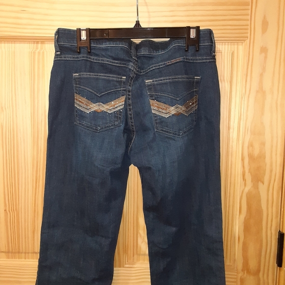 Wrangler Shiloh "No gap waistband" bootcut Jean's size 7/8 x 34 - Picture 6 of 9